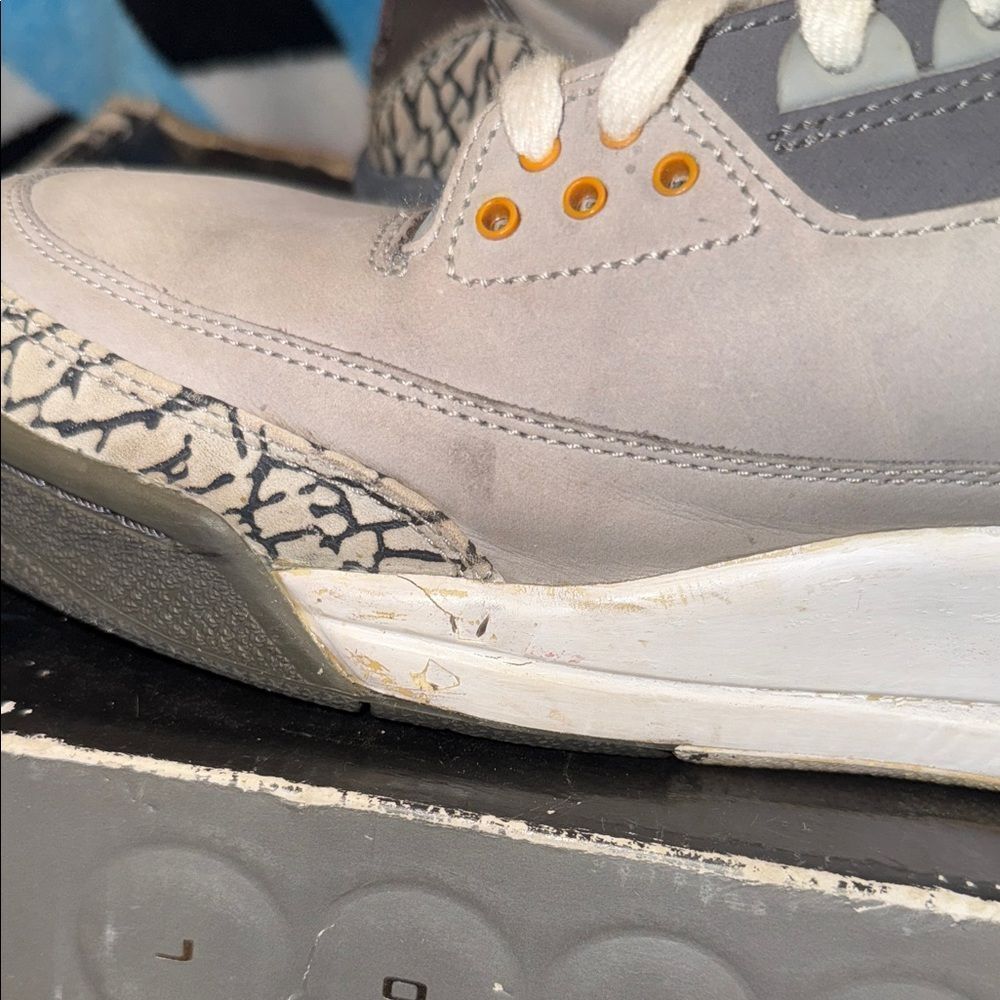 Air Jordan 3 Cool Gray Sneakers White - Picture 11 of 16